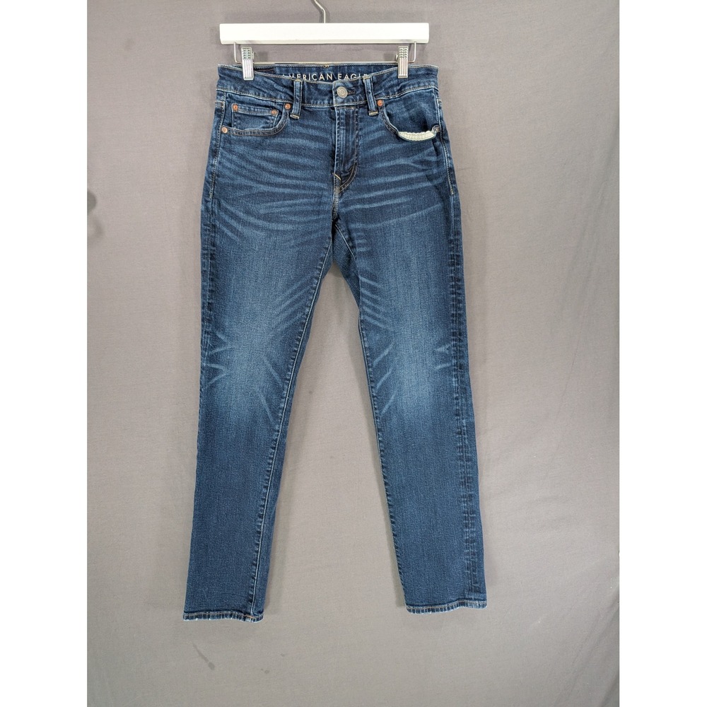 American Eagle Mens Next Level Flex Slim Jeans 29x32 Dark Wash 8055